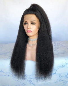 Kinky Straight Virgin Wig - Cheveux Vierges